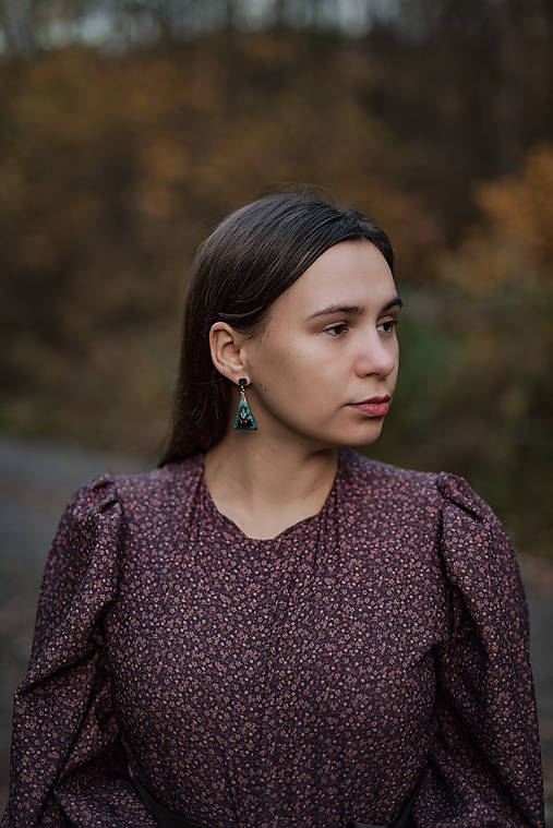 Náušnice - Náušnice Knižné Príbehy (Elizabeth Bennet & Mr. Darcy) - 17908746_