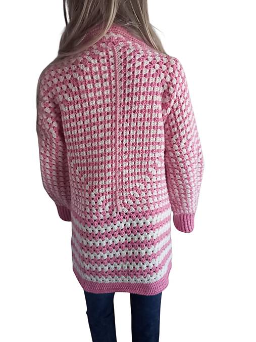 🌸 Ručne háčkovaný kardigan – štýlový, originálny, pohodlný! 🌸