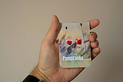  - Pamäťovka - minizápisník - motív Kvety - 17908059_