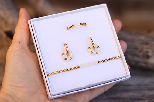 3-dielna - Darčeková sada etiópsky opál