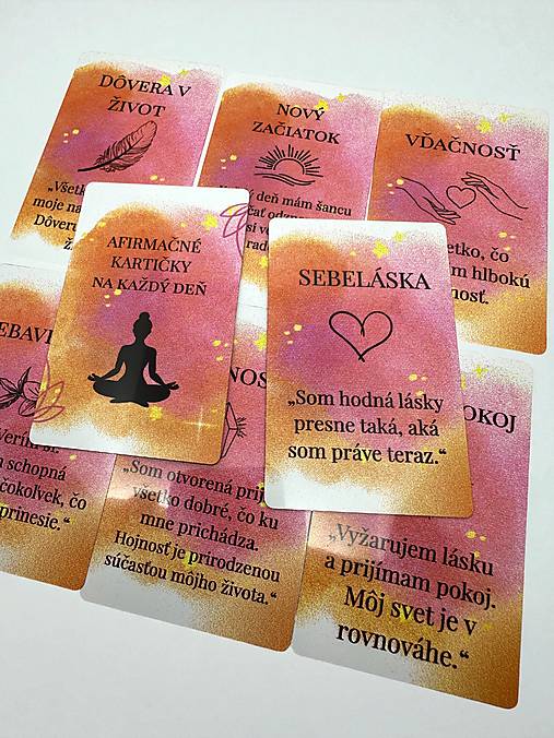 Afirmačné kartičky na každý deň
