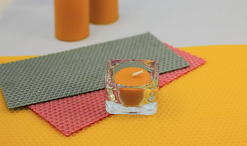 Sviečky - Zero waste čajová sviečka + náhradná/svietnik (Zero waste čajová sviečka+svietnik) - 17907993_