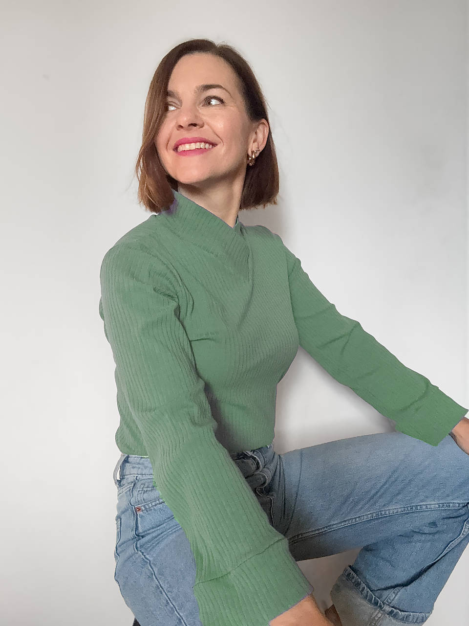 Top s dlhým rukávom Rib it