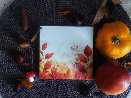 Papiernictvo - Leporelo 13x13 , Jesenné variácie,, - 17910825_