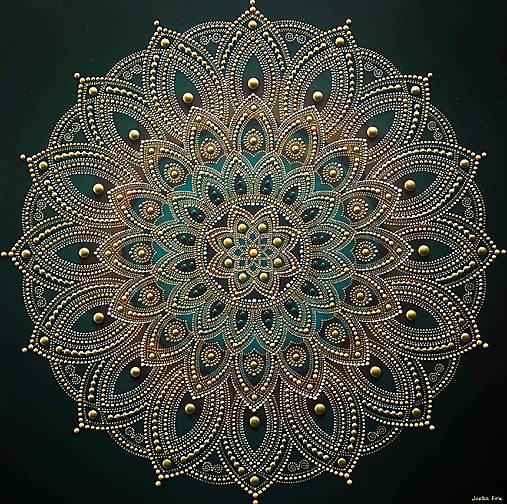 Obrazy - MANDALA ZDRAVIA a ROVNOVÁHY❤️ harmonizačný obraz na mieru - 17912795_