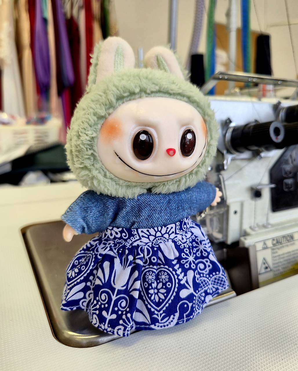 Modrý set pre Labubu