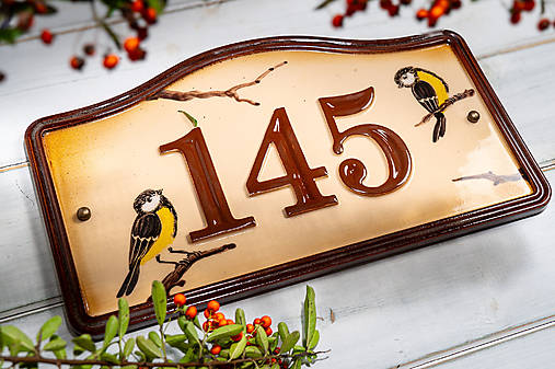 Tabuľky - Číslo domu z keramiky- Veľké - 17911205_