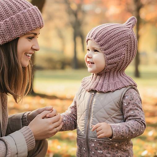 Detské čiapky - PIXIE merino kukla - 17912071_