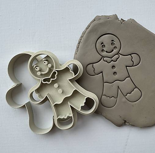 Príbory, varešky, pomôcky - Vykrajovátka a pečiatky – Perníček - 17911972_