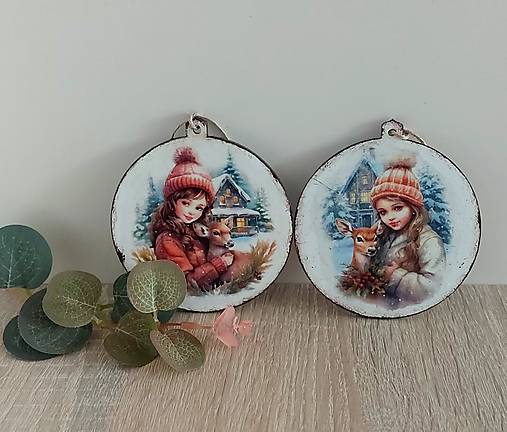 Dekorácie - vianočné rozprávkové gule na stromček - 17911727_