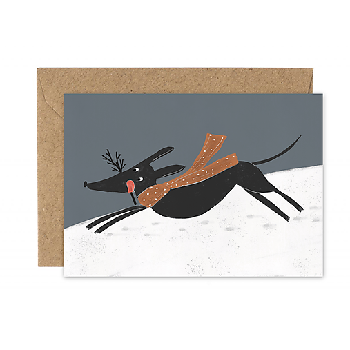 Papiernictvo - Pohľadnica (A6) Naháňačka - 17913726_