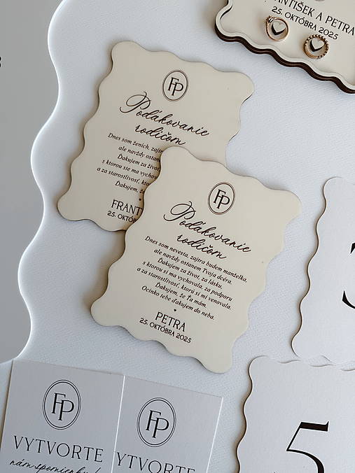 Tabuľky - Poďakovanie rodičom 93 vlnky - 17916016_