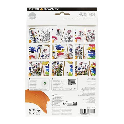 - 50% umelecká štartovacia sada na maľovanie, pôvod. cena 19,50€ (maľovanie akrylom)