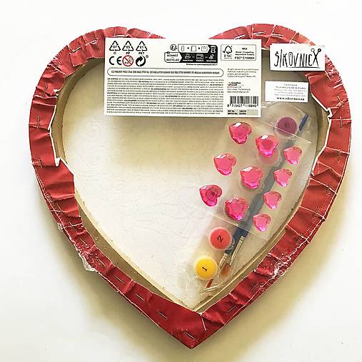 - 50% maľovanie podľa čísel na plátno, 29 cm, pôvod. cena 10€