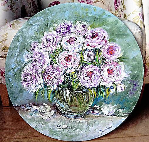 Obrazy - Pivonky - 17914398_