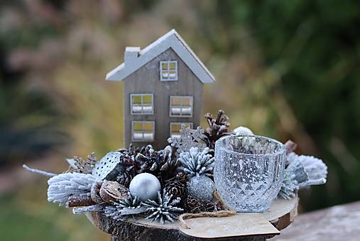 Svietidlá - Vianočný svietnik - 17916236_