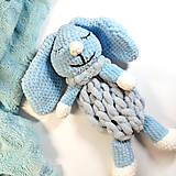 Hračky - Mojkáčik - Zajačik Tuli - háčkovaný - 17917232_