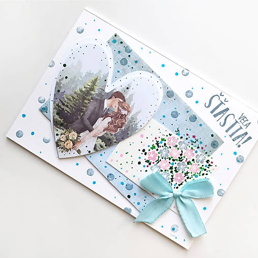 Papiernictvo - Láska spod hôr - svadobný pozdrav, pohľadnica - 17917575_