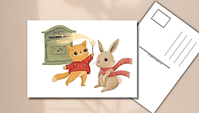 Papiernictvo - Pohľadnica "Čarovný pozdrav" - 17916369_