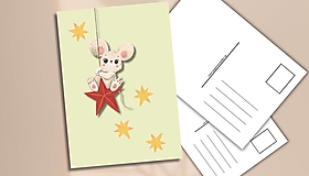 Papiernictvo - Pohľadnica "Si moja hviezda" - 17916403_