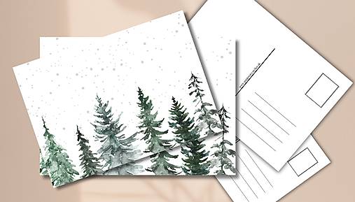 Papiernictvo - Pohľadnica "Na horách" - 17916294_