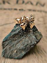 Prstene - Bronzová mašľa - 17915784_