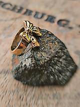 Prstene - Bronzová mašľa - 17915785_