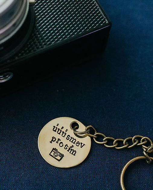 Kľúčenka (Úsmev prosím - patina)