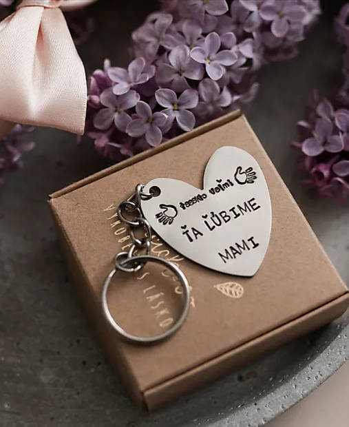 Kľúčenka (Taaakto veľmi ťa ľúbime mami / mamka)