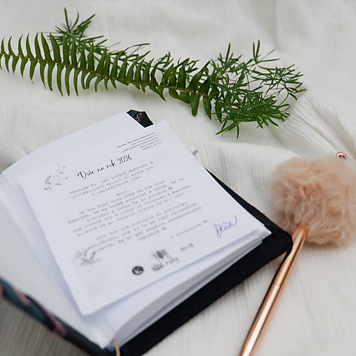 Diár  na rok 2026 TÝŽDENNÝ - A6 - čiernobiela