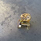 Pánske šperky - LUXUSNÉ MANŽETOVÉ GOMBÍKY strojčeky Swiss made I - 17921741_