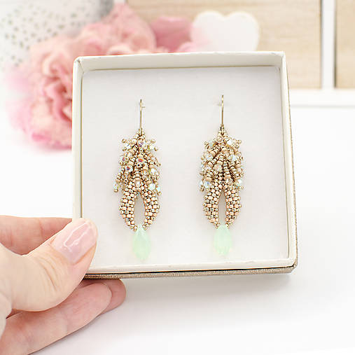 náušnice V RÍŠI SNOV - Dážď