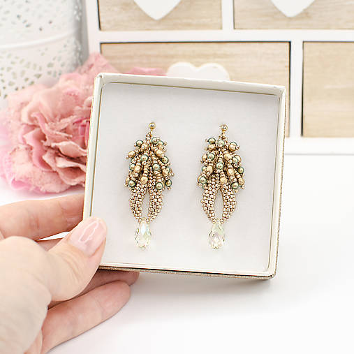 náušnice V RÍŠI SNOV - Dážď II.