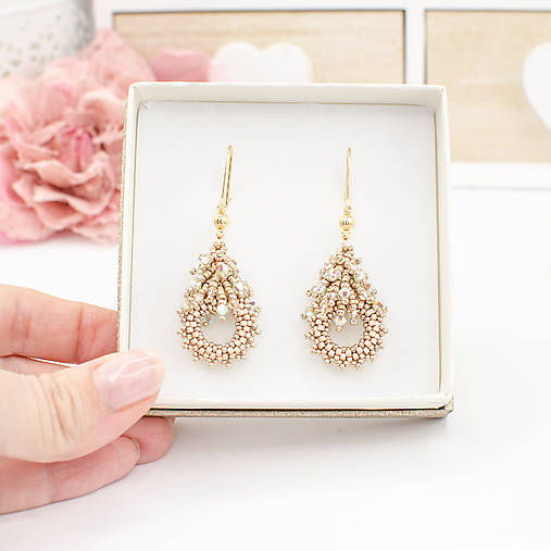 náušnice V RÍŠI SNOV - Dážď III.