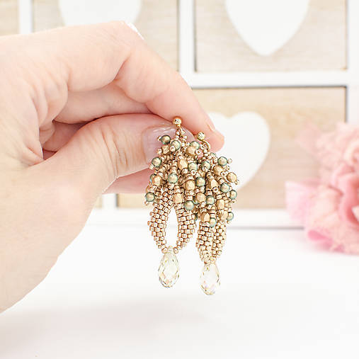 náušnice V RÍŠI SNOV - Dážď II.