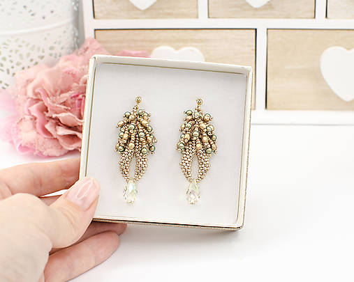 náušnice V RÍŠI SNOV - Dážď II.