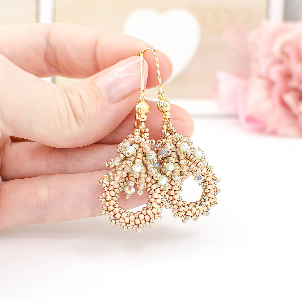 náušnice V RÍŠI SNOV - Dážď III.