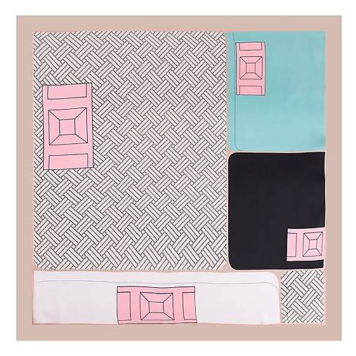 Hodvábna šatka YOUCHIC - Beige