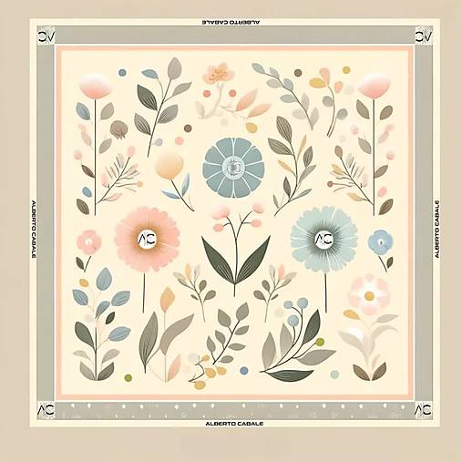 Hodvábna šatka Nature Zoé