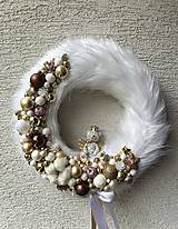 Dekorácie - Vianočný veniec na dvere (5 Vianočný veniec, 33cm) - 17921793_