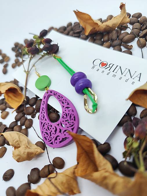 Asymetrické náušnice "JUTKA"