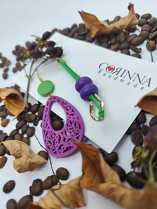 Asymetrické náušnice "JUTKA"