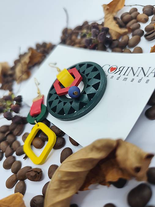 Asymetrické náušnice "IBOLY"