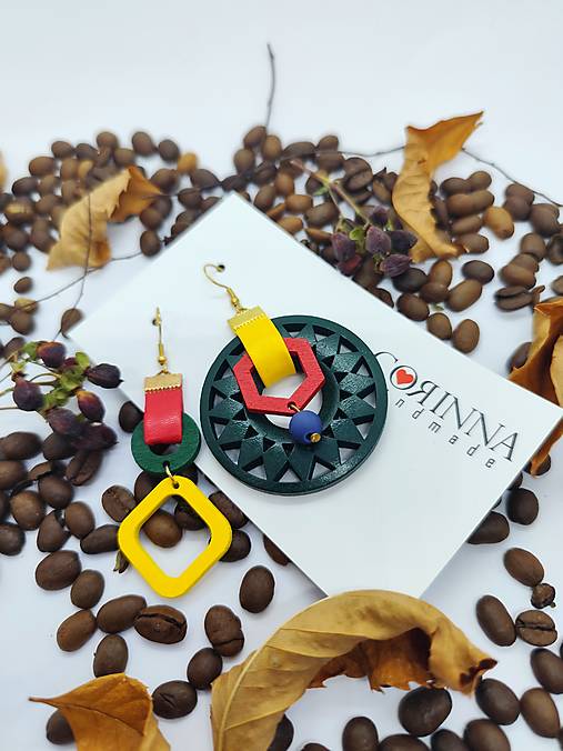 Asymetrické náušnice "IBOLY"