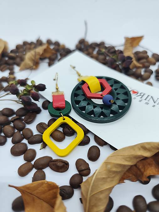 Asymetrické náušnice "IBOLY"