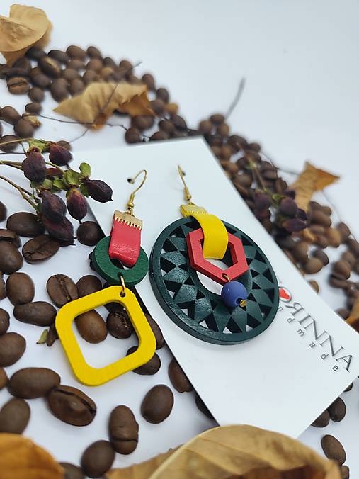 Asymetrické náušnice "IBOLY"