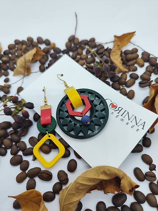 Asymetrické náušnice "IBOLY"