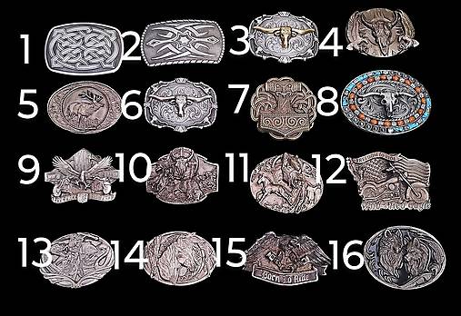 Zdobený kožený opasok