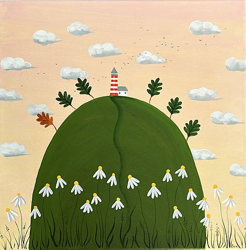 Šťastný domov, originál 40x40