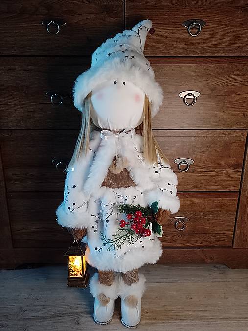 Dekorácie - Vianočná bábika č.2 - 17919994_